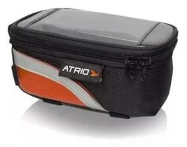 Bolsa Atrio Para Bike Com Porta Celular Ciclismo Pedal Bi022 Cor Preto