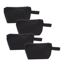 Bolsa Augbunny, 100% algodão, 473 ml, pacote com 4 unidades, preta média