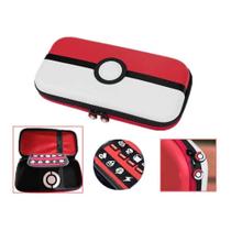 Bolsa Bag Case Estojo de Viagem Edição Pokebola Pokemon Ball EVA Proteção Para Console Nintendo Switch - JSX