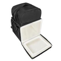 Bolsa Bag Mochila Motoboy BIG Bolsão com Isopor 45L Preta - Leather's Art