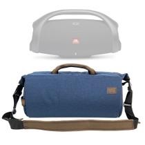 Bolsa Bag Para Caixa De Som Boombox 1 E 2 - Azul - Alhva