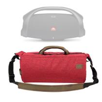 Bolsa Bag Para Caixa De Som Boombox 1 E 2 - Vermelha - Alhva