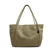 Bolsa bag shopping grande de couro pistache Ayla
