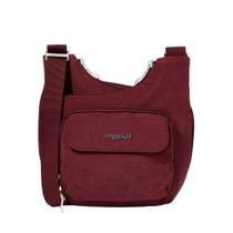 Bolsa Baggallini Criss Cross Cereja Escura 25x25x8 cm