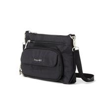 Bolsa Baggallini Original Everyday Preta Zebra 28x19 cm