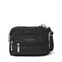 Bolsa Baggallini Triple Zip Leve e Repelente à Água Bolsa Baggallini Triple Zip Leve e Repelente à Água