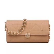 Bolsa Baguete Feminina Mão Ombro Alça Corrente Pequena Bolsa Baguete Feminina Mão Ombro Alça Corrente Pequena