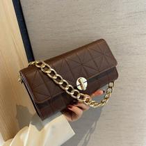 Bolsa Baguete Feminina Mão Ombro Alça Corrente Pequena