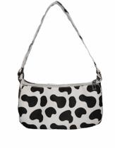 Bolsa Baguete Feminina Minimalista moda blogueiras de ombro vaca bolsa jovem meninas vaquinha