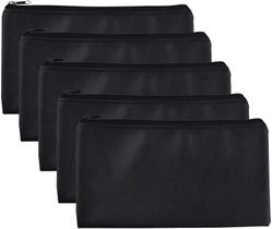 Bolsa bancária XINGXINRONG em material sintético 11x6 cm com zíper, pacote com 5