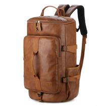 Bolsa Baosha Weekender Travel Duffel Tote Mochila HB-26 Brown Bolsa Baosha Weekender Travel Duffel Tote Mochila HB-26 Brown