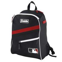 Bolsa Batpack Franklin Sports MLB Youth Baseball preta/vermelha/branca Bolsa Batpack Franklin Sports MLB Youth Baseball preta/vermelha/branca