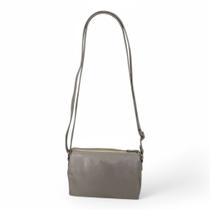 Bolsa Bau Couro Legitimo Feminina Transversal Bls309