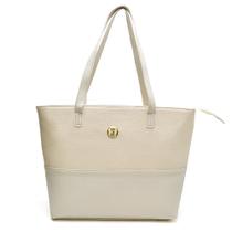 Bolsa Baú Feminina Alça Ombro Zíper Casual Leve Dia a Dia