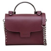 Bolsa Baú Feminina Com Laterais em Madeira