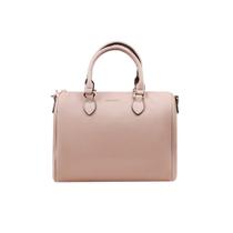 Bolsa Baú Feminina Executiva Pequena com Alça Longa Premiere Nude
