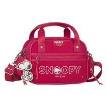 Bolsa Baú Feminina Transversal E Mão Com Bolso Snoopy Bolsa Baú Feminina Transversal E Mão Com Bolso Snoopy