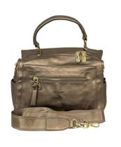 bolsa baú média versátil em material ecológico com 6 bolsos