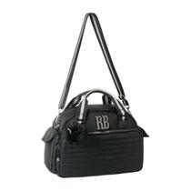 Bolsa Báu Preta Em Crinkle Tamanho G Rebecca Bonbon Semax