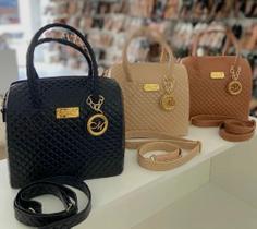 Bolsa baú preta