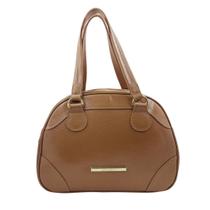 Bolsa Baú Tote Scamboo Couro Caramelo 2024 - Caramelo Tamanho U