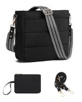 Bolsa BAVERGE Puffer acolchoada de ombro tiracolo Hobo, 2 unidades Bolsa BAVERGE Puffer acolchoada de ombro tiracolo Hobo, 2 unidades