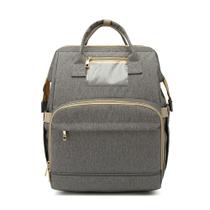 Bolsa Bebê Grande Capacidade Dobrável - Berço Portátil para Mãe