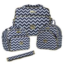 Bolsa Bebê Maternidade Grande Mochila Azul Escuro Trocador