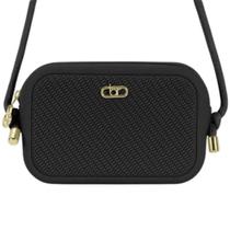 Bolsa Beira Rio Tira Colo Cordão Transversal Elegante Faminina Preta Bolsa Beira Rio Tira Colo Cordão Transversal Elegante Faminina Preta