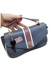 Bolsa Betty Boop Transversal com Alça de Mão Coleção Love Azul