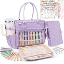 Bolsa bíblica FLOE, sacola acolchoada grande com kit de estudo