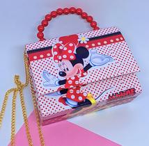 Bolsa Bolsinha Infantil Mini Bag Pérolas Alça Transversal Corrente Princesa Disney Minnie Lol Barbie Moda Blogueirinha