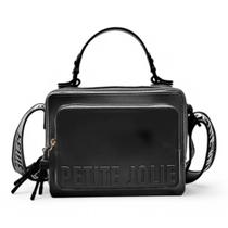 Bolsa Box Feminina 2 Bolsos Zíper Transversal Petite Jolie