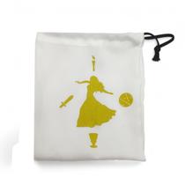 Bolsa Branca para Tarô e Oráculo Bolsa Cigana Seda 15x20cm