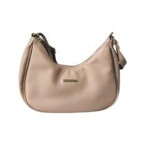 Bolsa Brilho Da Pele Couro Feminino - Bege Bolsa Brilho Da Pele Couro Feminino - Bege