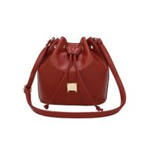 Bolsa Bucket Média Ss23 Cfk109 - Vinho Bolsa Bucket Média Ss23 Cfk109 - Vinho