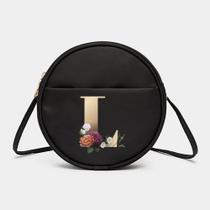 Bolsa C/ Letra Nome Pequena Redonda Nylon Tactel Impermeável