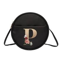 Bolsa C/ Letra Nome Pequena Redonda Nylon Tactel Impermeável