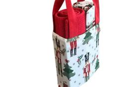 Bolsa c/ Pano de copa Soldado chumbo e vermelho - 40m x 70cm Bolsa c/ Pano de copa Soldado chumbo e vermelho - 40m x 70cm