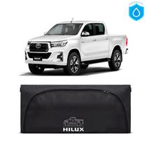 Bolsa Caçamba Impermeável Toyota Hilux 420 Lts Abertura Frontal em Arco Instala Fácil Sem Furar a Caçamba Maleiro