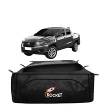 Bolsa Caçamba Para Fiat Strada Cabine Simples/Dupla 1998 A 2026 840Lts Bordado Rocket