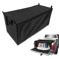 Bolsa Caçamba Vertical Preta Grande 253L Hilux Simples 2007