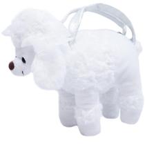 Bolsa Cachorro Poodle Branco 23X23Cm - Pelúcia