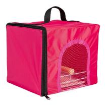 Bolsa Caixa de Transporte Calopsita Rosa Jel Plast