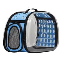 Bolsa caixa mala de transporte pet gato cachorro transparente premium grande