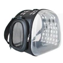 Bolsa caixa mala de transporte pet gato cachorro transparente premium grande