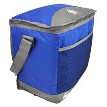 Bolsa Caixa Térmica 24 Litros SoftCooler Com Alça Unitermi 39 Latas Isolante Térmico 8mm Azul