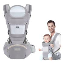 Bolsa Canguru Bebê Conforto Seguro Apoio Ergonômico Facilidade Transporte - prime
