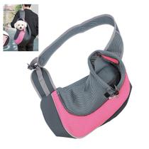 Bolsa Canguru Cachorro Cao Gato Pet Mochila Carregador Animal de Estimaçao Pequeno Porte Transporte Seguro Ombro Costas Caminhada Passeio Viagem