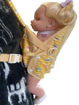 Bolsa Canguru Carregador de Bebê Boneca P/ Crianças Mamãe